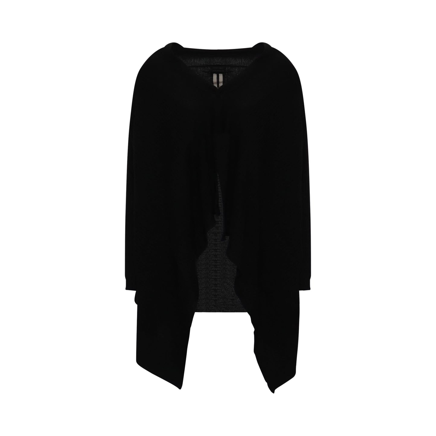 Medium Wrap Knit Cardigan in Black