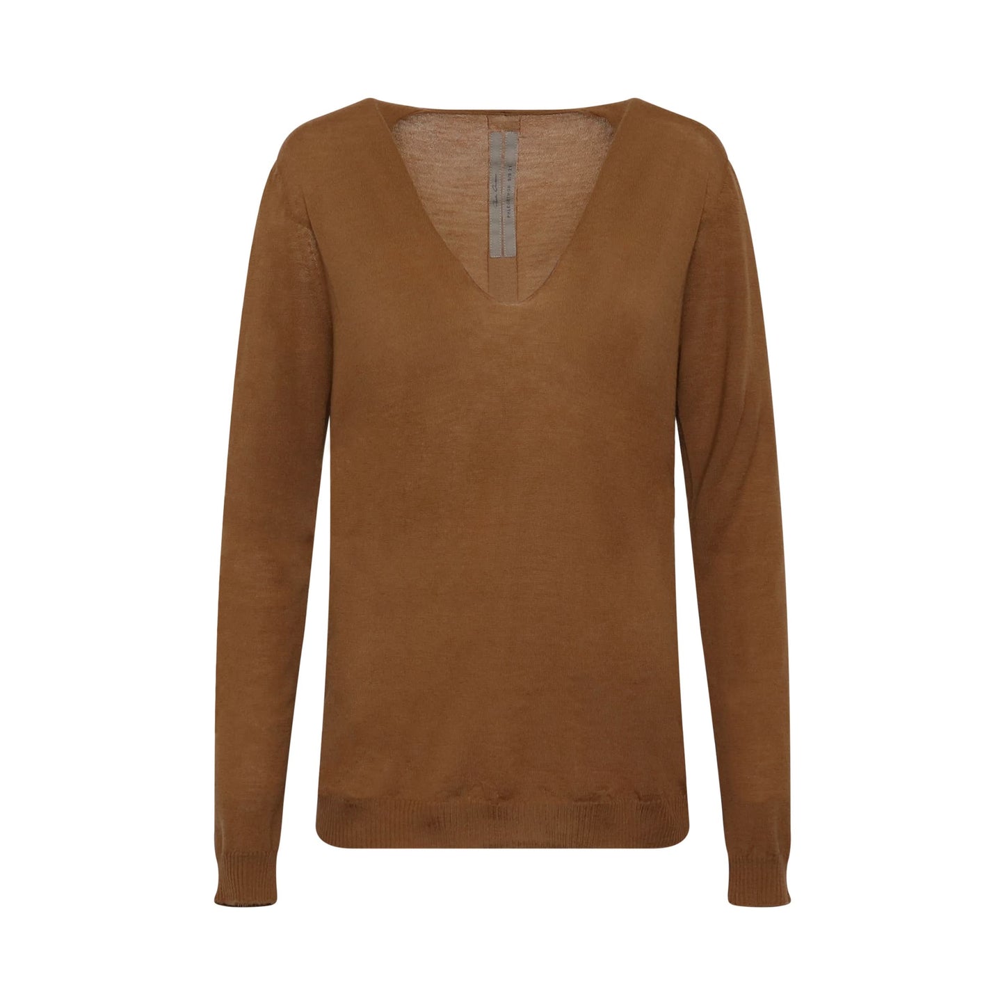 V-Neck Knit Sweater in Honey