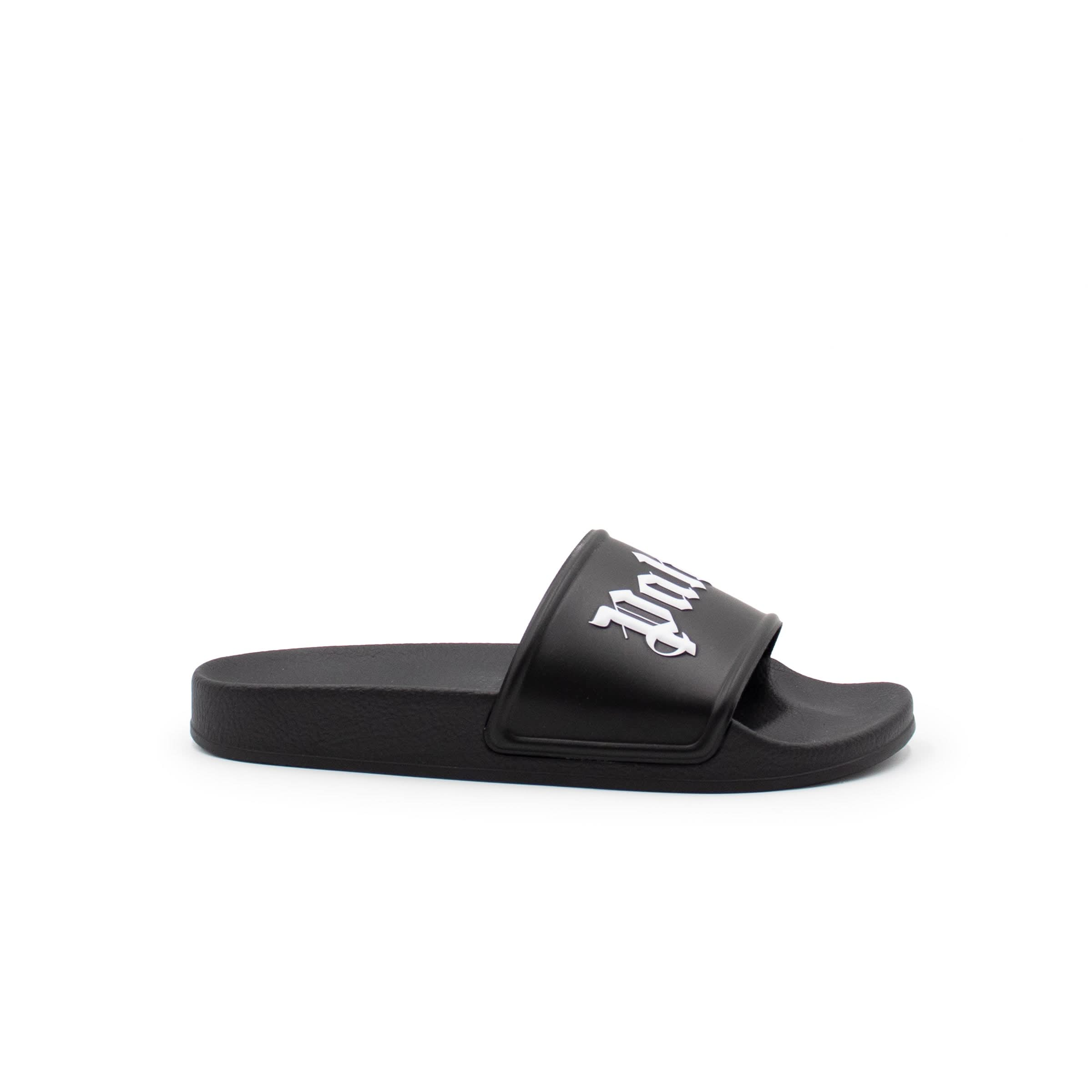 Palm Angels Pool Slider in Black