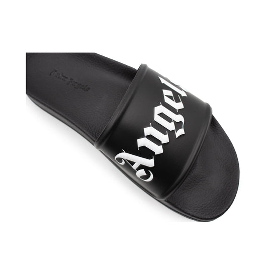 Palm Angels Pool Slider in Black