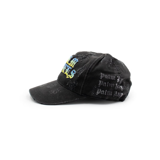 Hue Gothic Logo Cap in Black