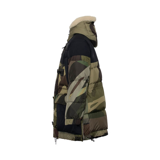 Kaws Print Coat in Camouflage