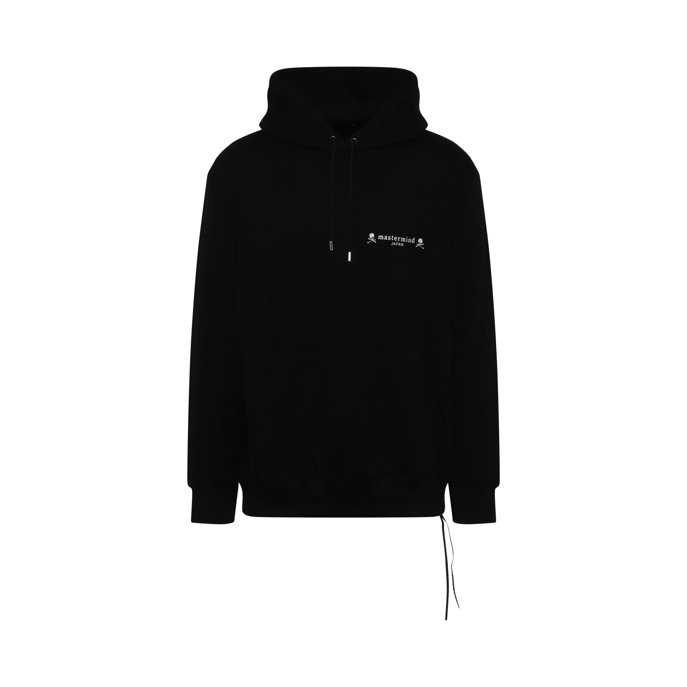 High Reflective Logo Hoodie in Black