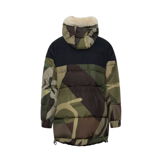 Kaws Print Coat in Camouflage