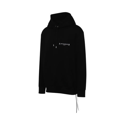 High Reflective Logo Hoodie in Black