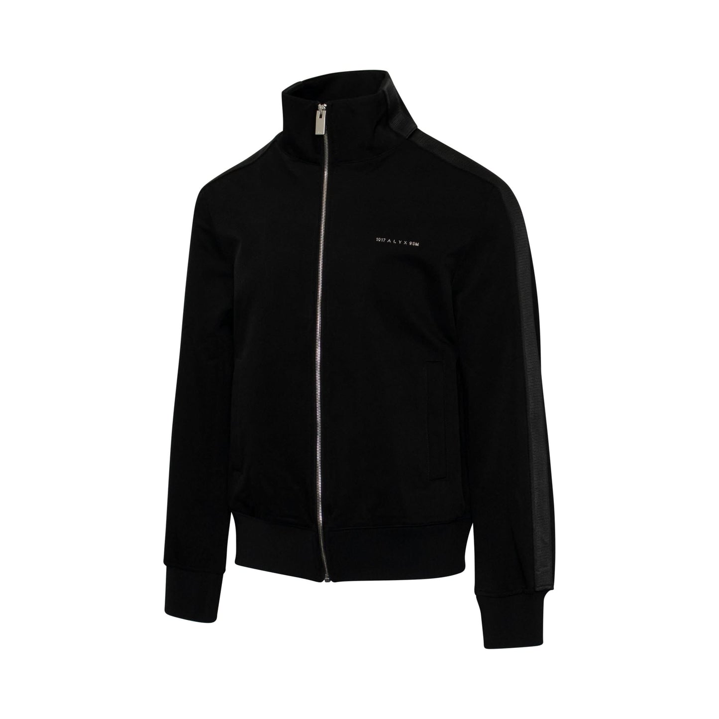 Logo Track Jacket in Black