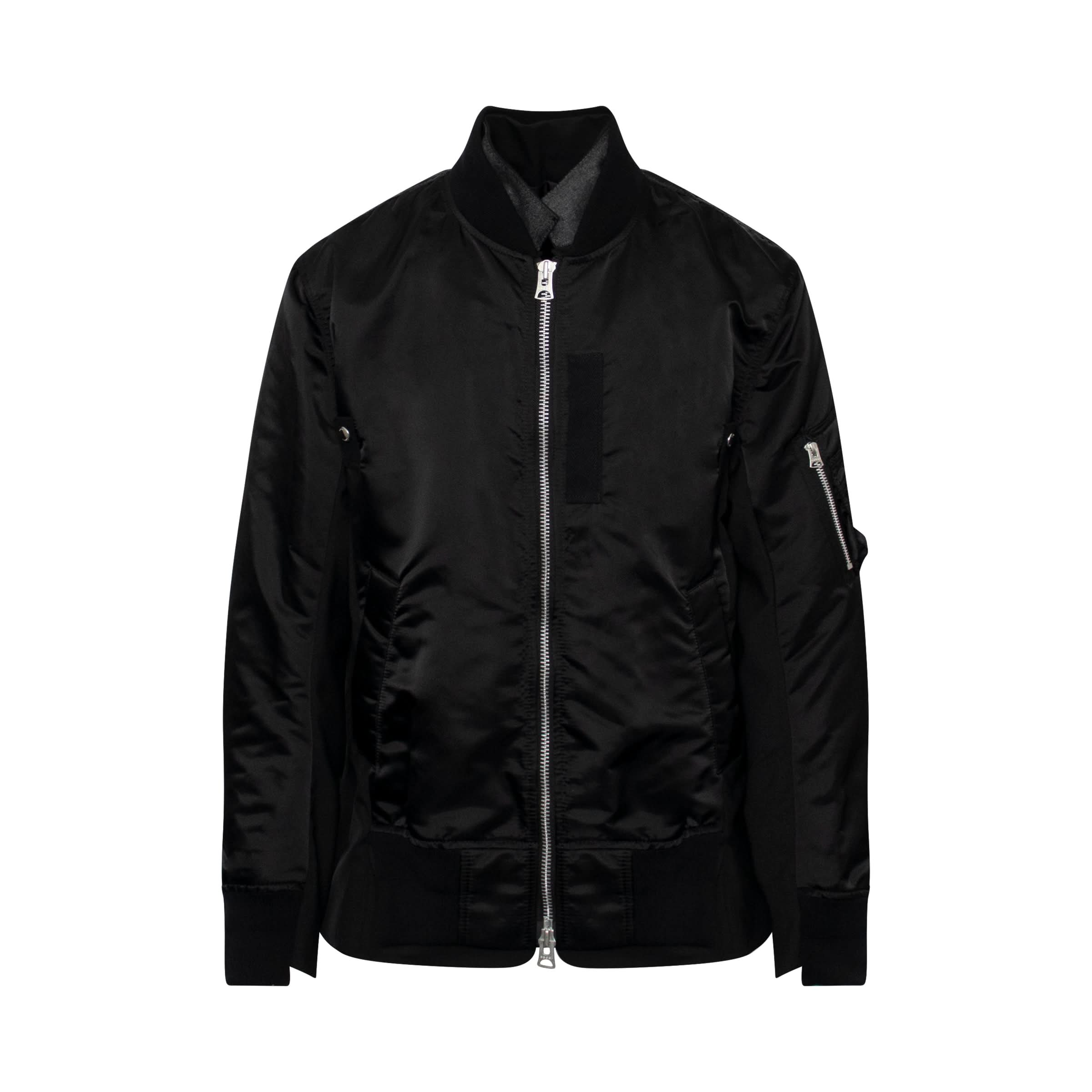 Suiting Blouson Jacket in Black