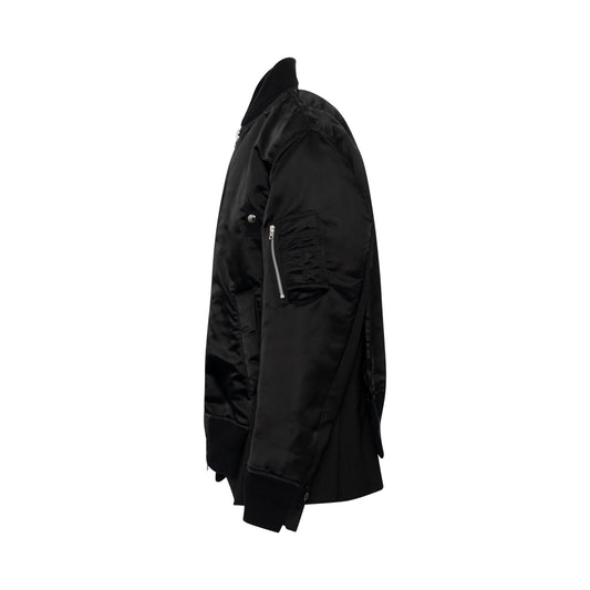 Suiting Blouson Jacket in Black