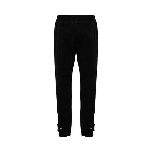 Logo Panel Trackpant in Black