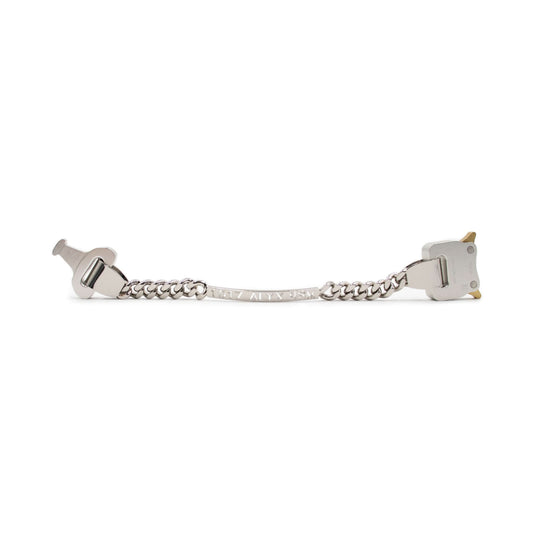 Buckle Logo Bracelet in Silver