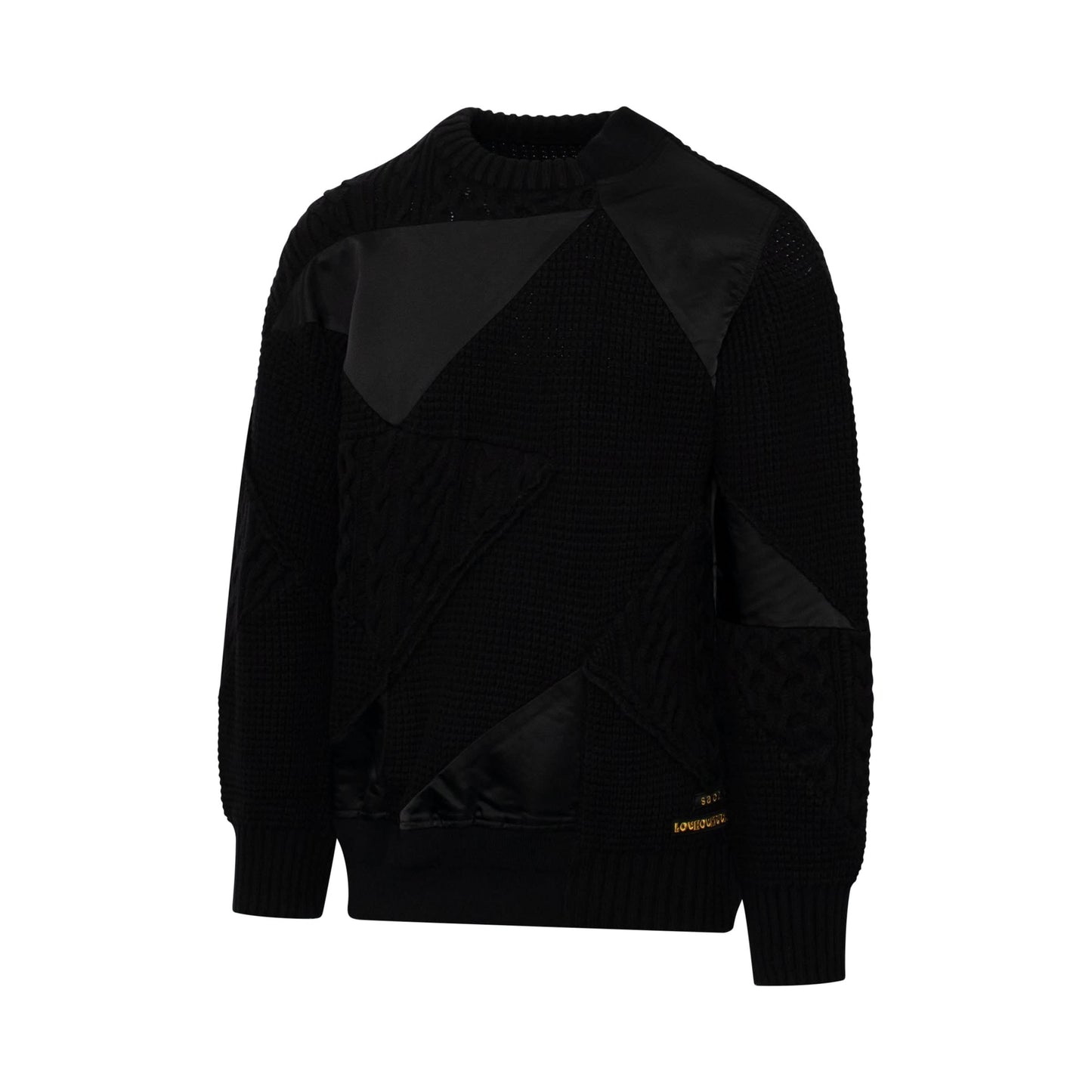 Solid Mix Knitwear in Black