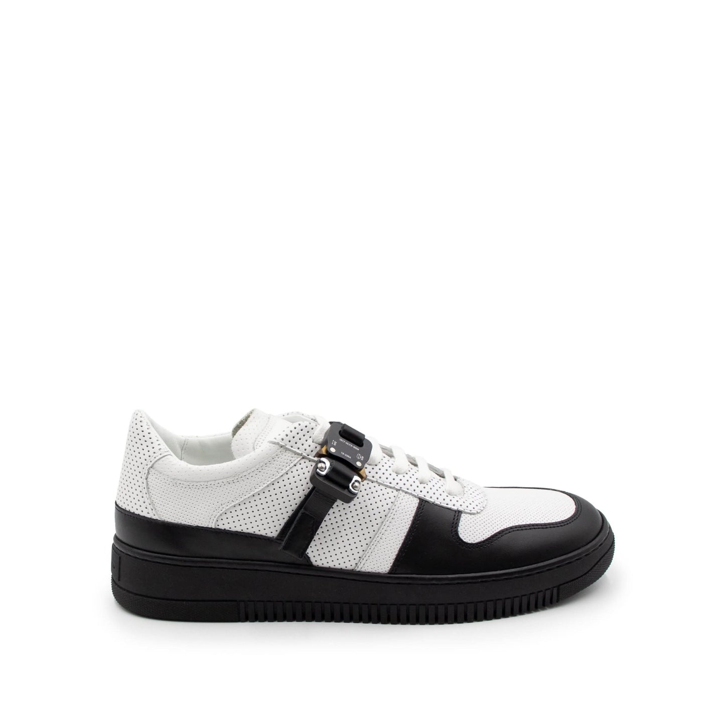 Buckle Low Sneaker in Black