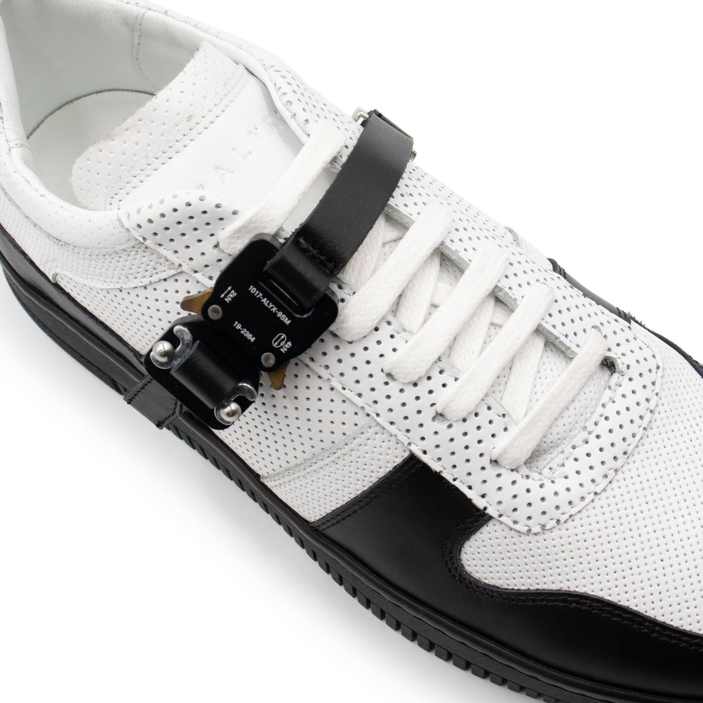 Buckle Low Sneaker in Black