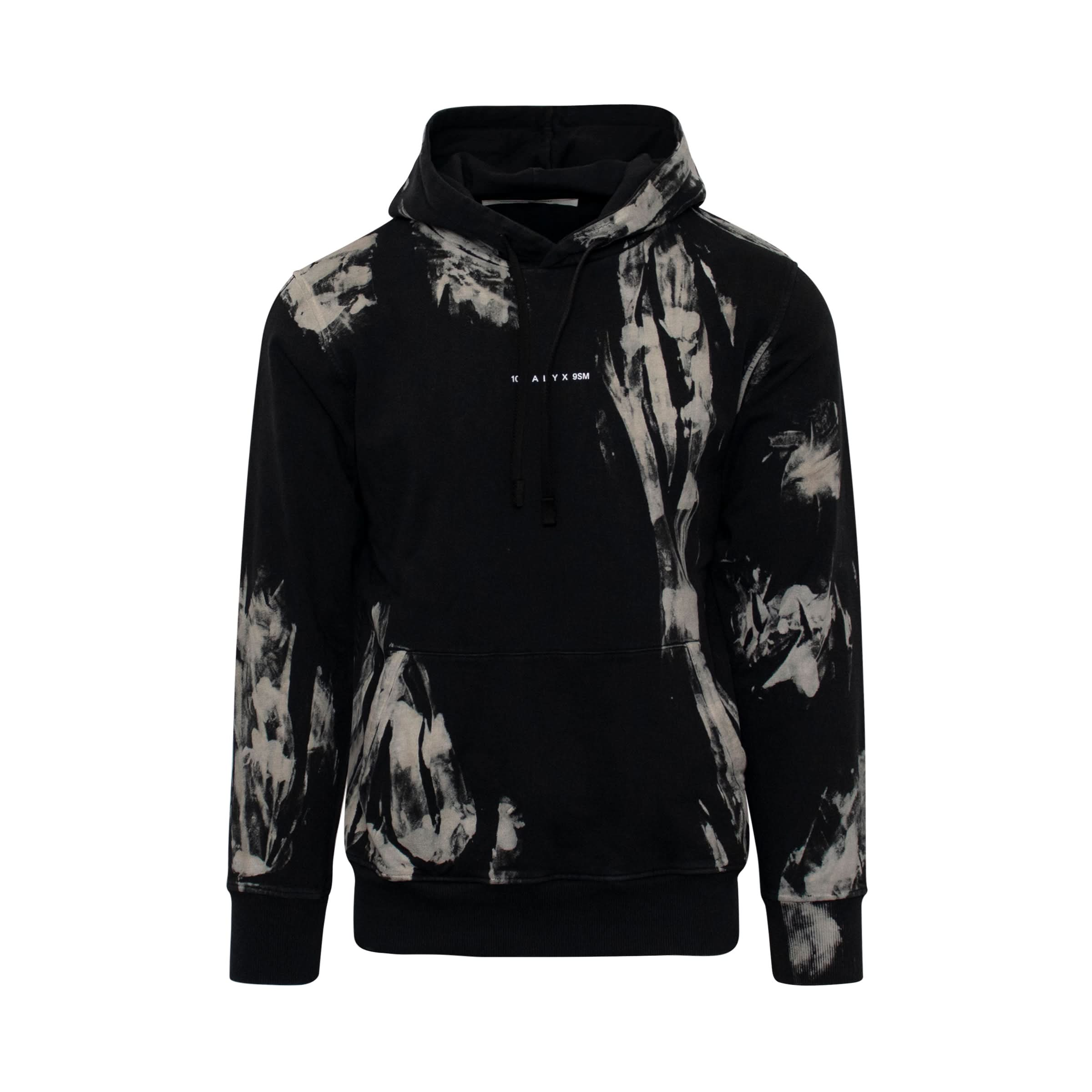 Treated Logo Hoodie in Black