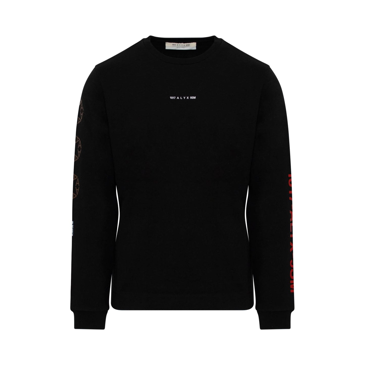 Sphere Logo Long Sleeve T-Shirt in Black