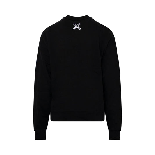 Kenzo Sport X Logo Sweatshirt in Black