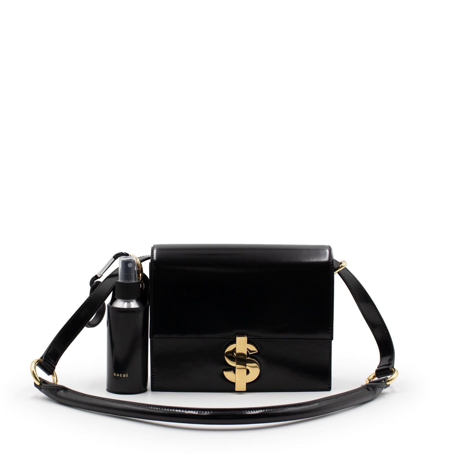 S Satchel Bag in Black