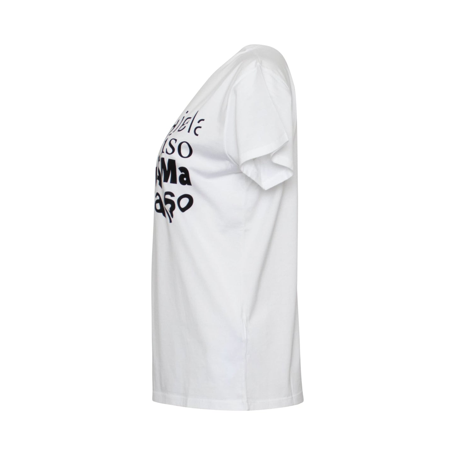 Distorted Logo T-Shirt in White