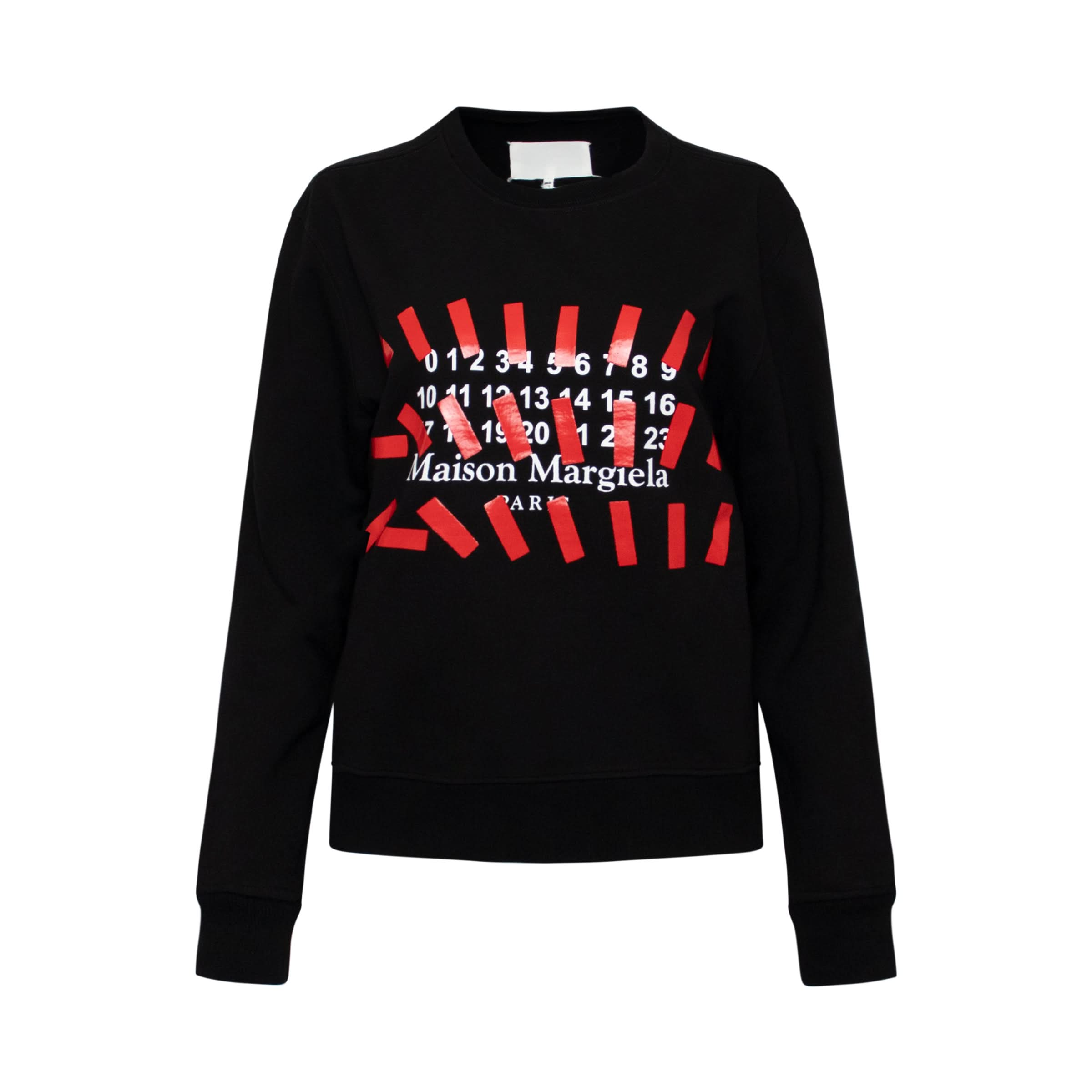 Logo Print Sweatshirt in Black