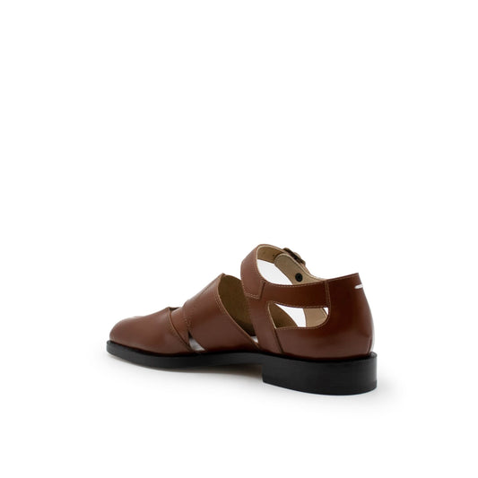 Tabi Toe Cut Out Sandals in Sequoia