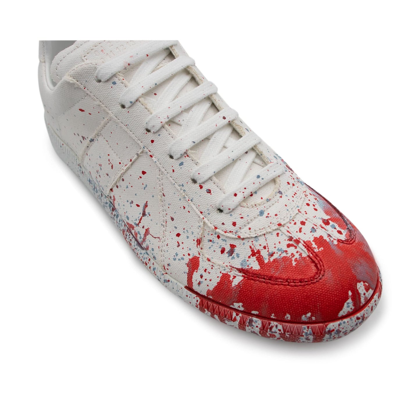 Replica Paint Splatter Sneaker in White