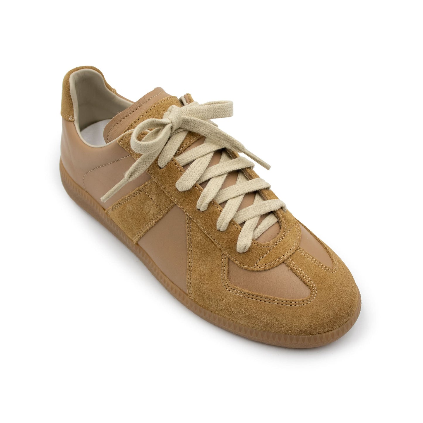 Replica Leather Sneakers in Butterum