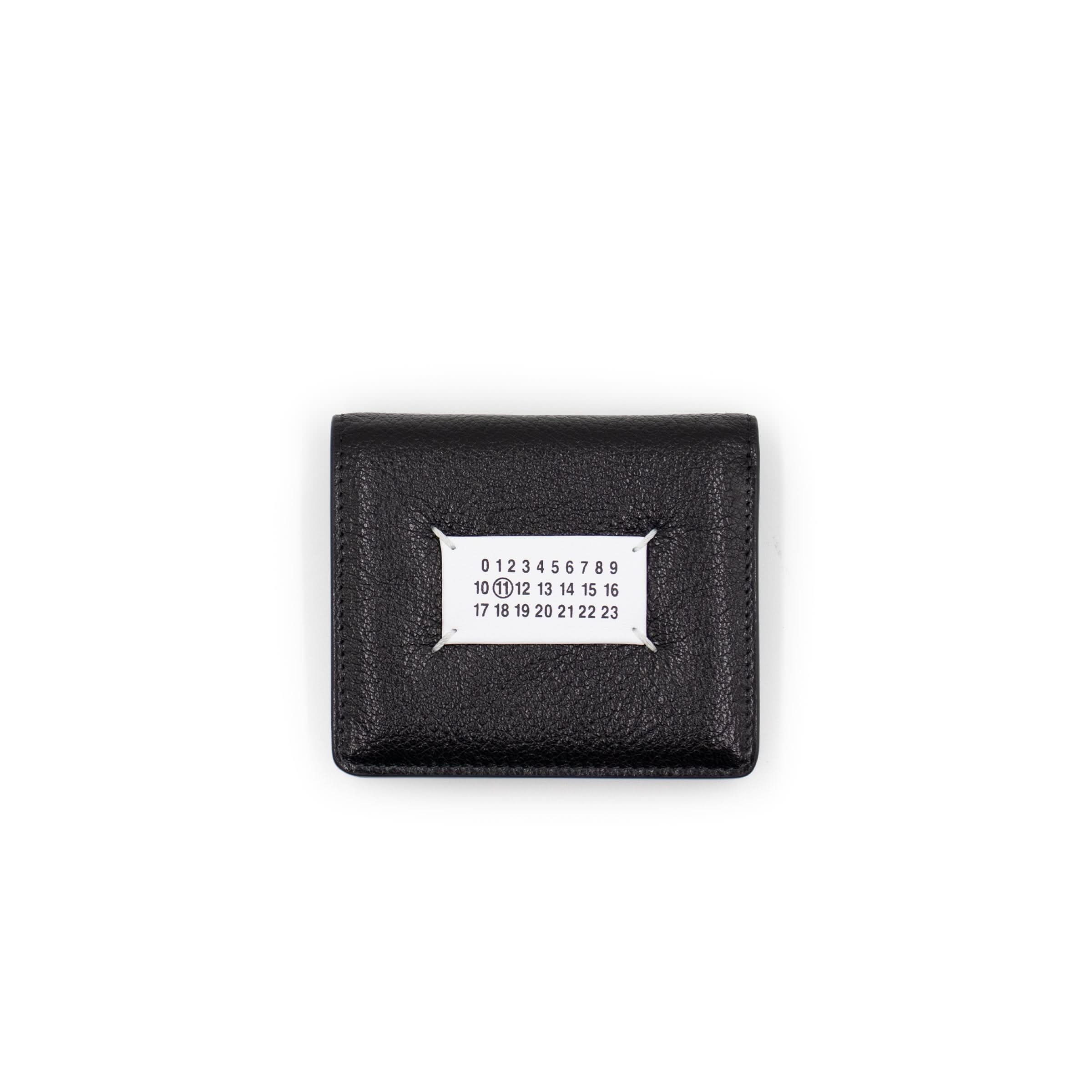 Logo Patch Bifold Wallet in Black