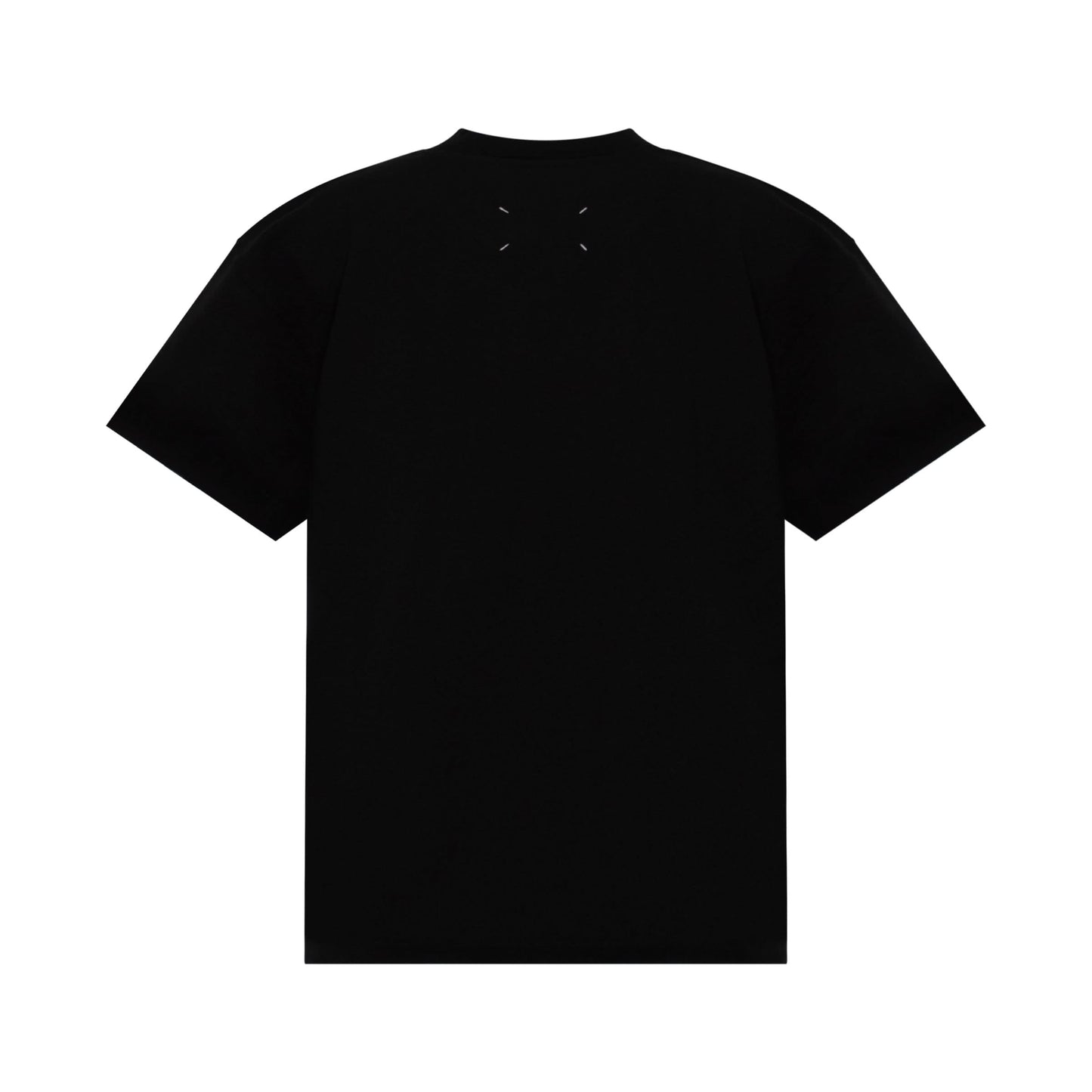 Logo Printed T-Shirt in Washed Black