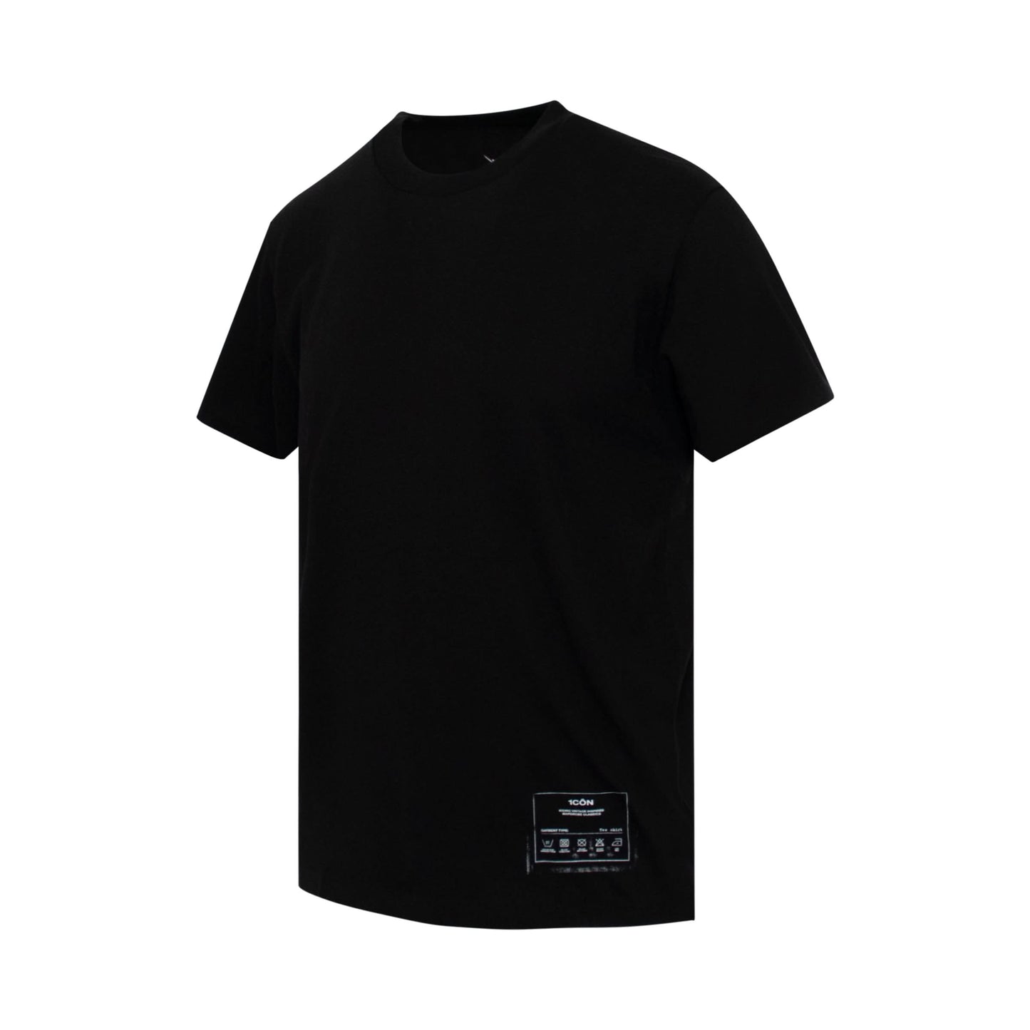 1CON Print T-Shirt in Black