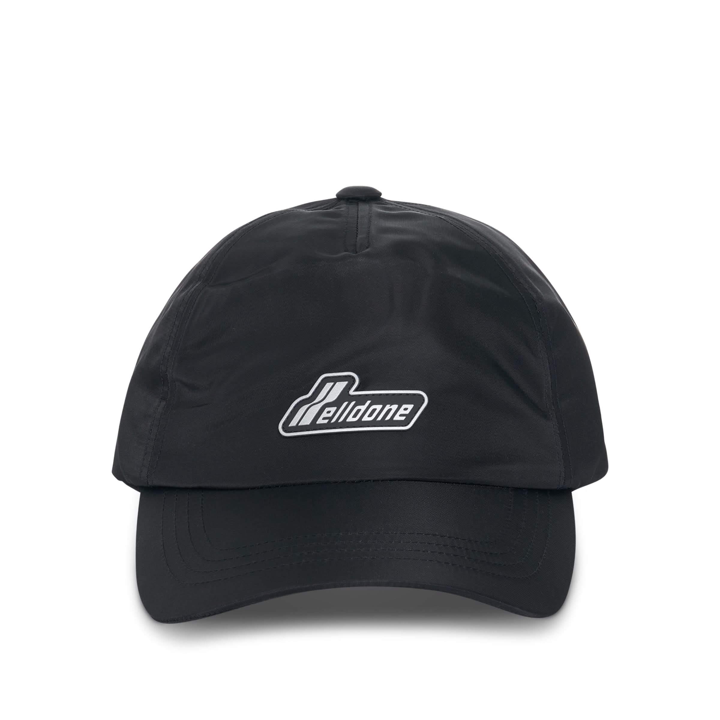 Nylon Wapen Logo Cap in Black