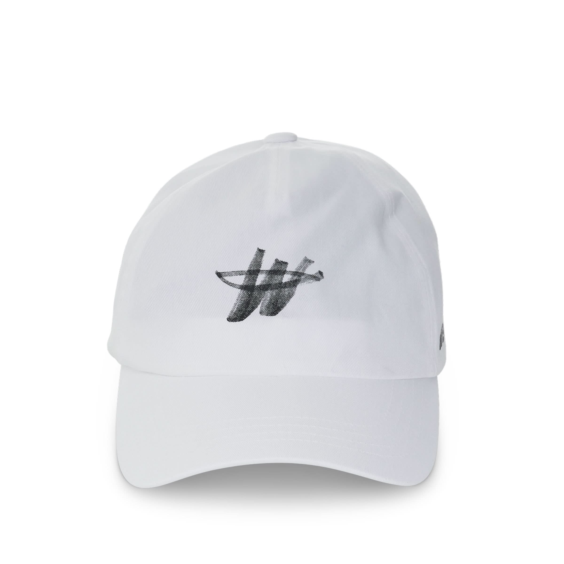 Logo Stamp Cap in White