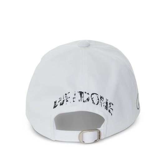 Logo Stamp Cap in White