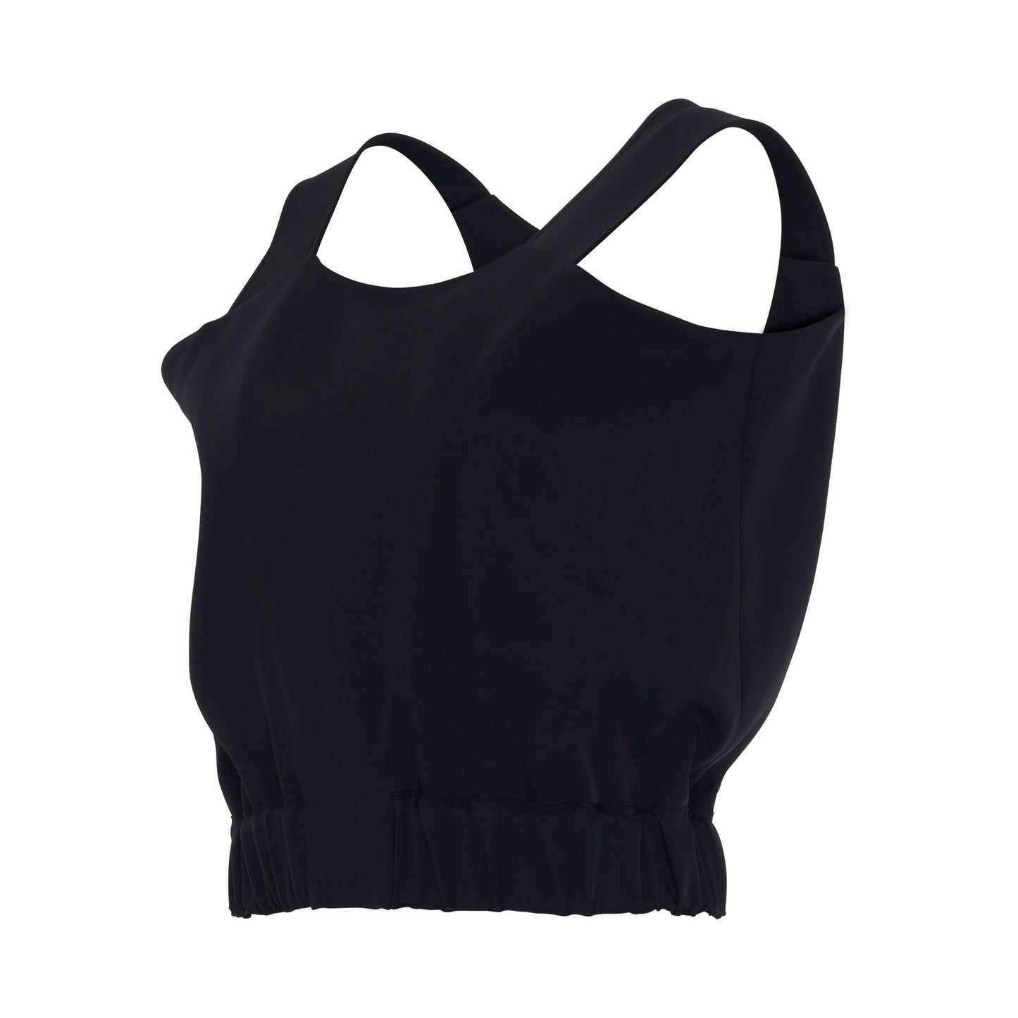 Waist Banding Top in Black