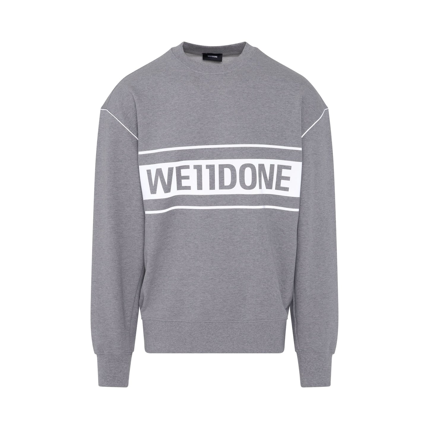 Reflective Logo Sweatshirt in Grey