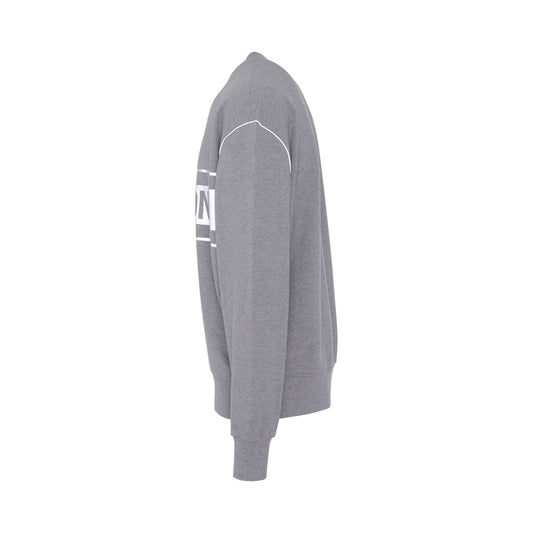 Reflective Logo Sweatshirt in Grey