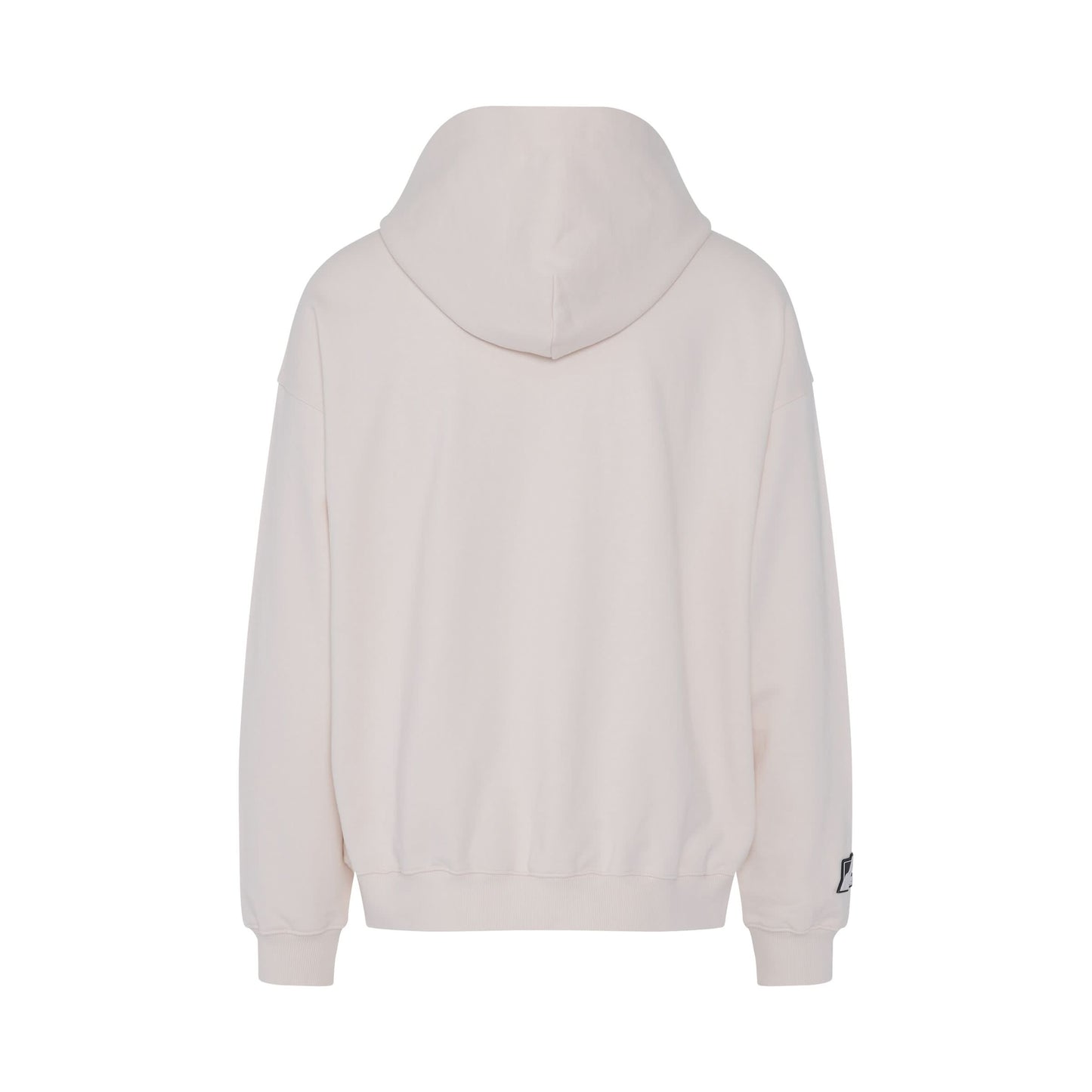 Simple Front Logo Hoodie in Ivory