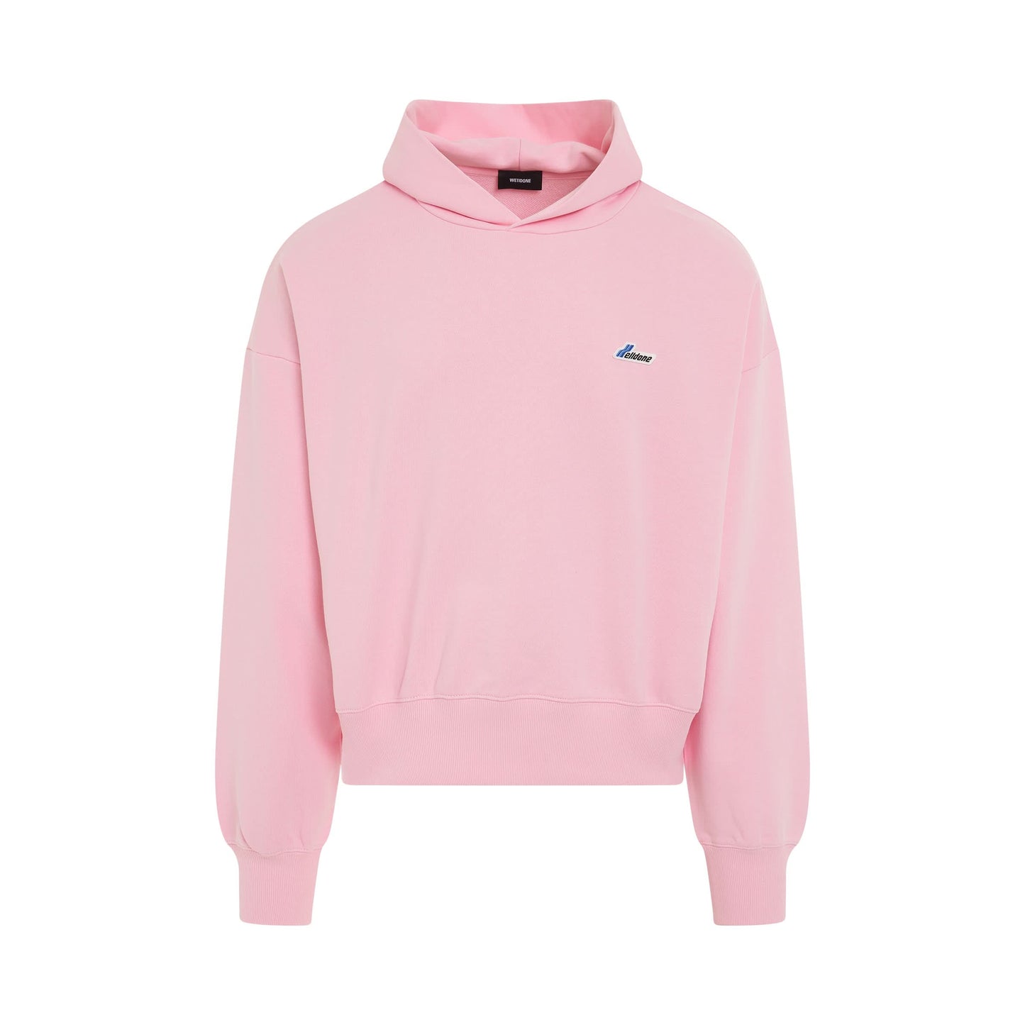 Logo Embroidered Wappen Hoodie in Pink