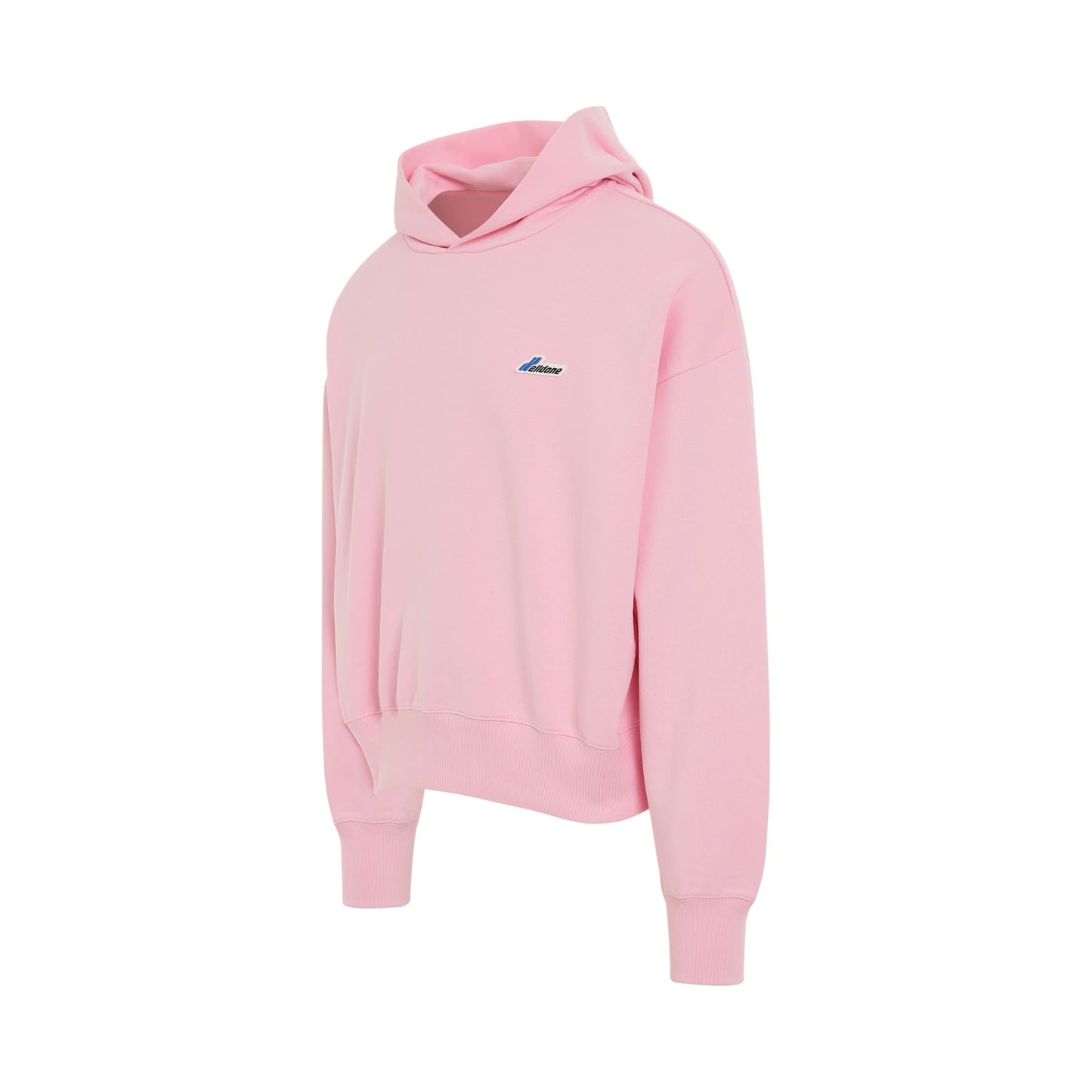 Logo Embroidered Wappen Hoodie in Pink