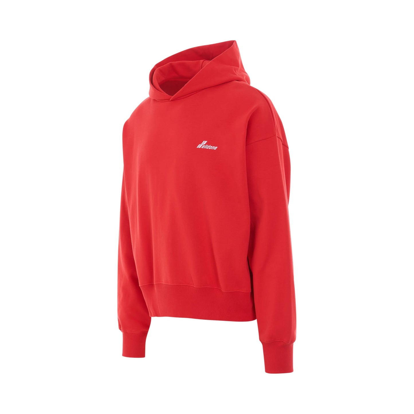 Lettering Symbol Hoodie in Red