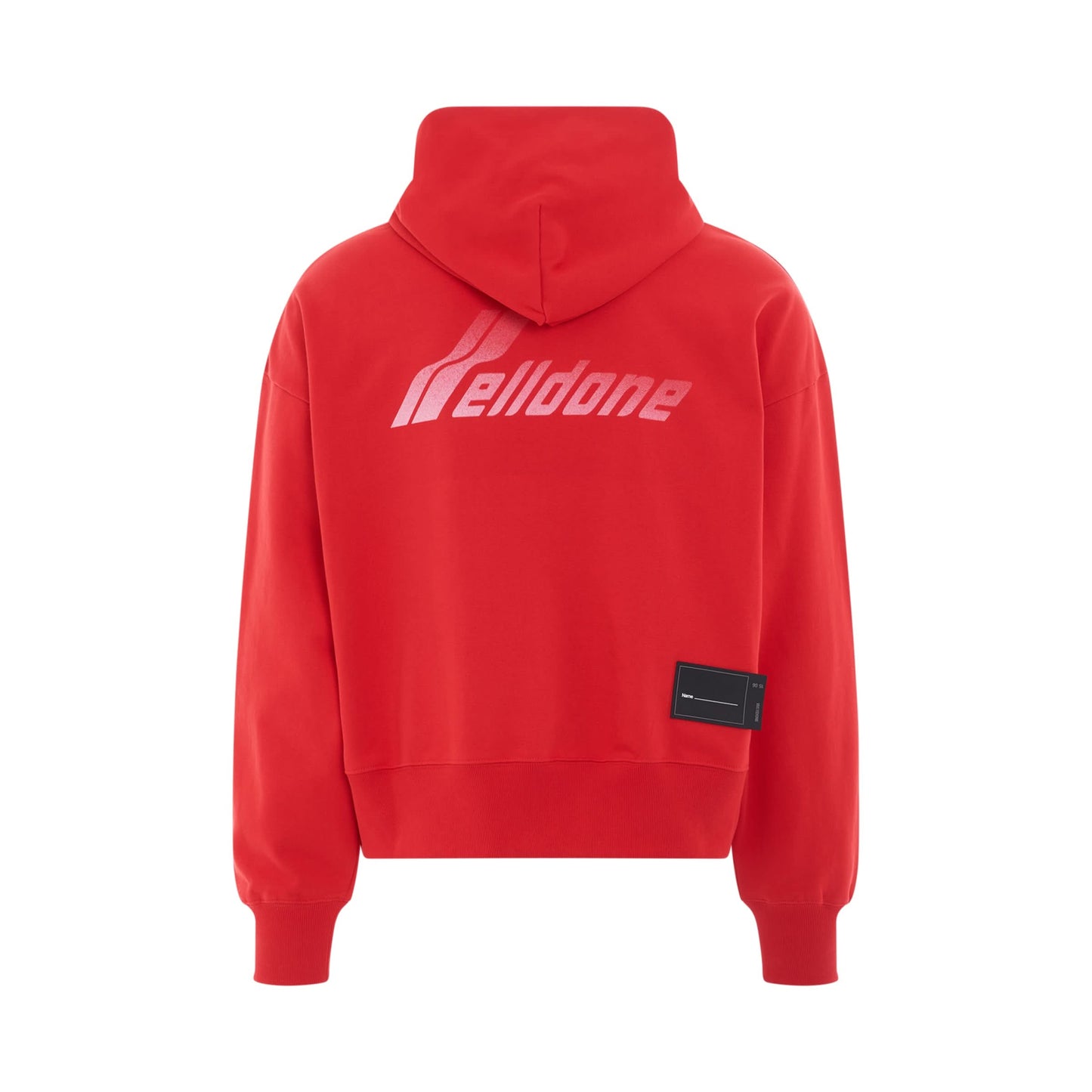 Lettering Symbol Hoodie in Red