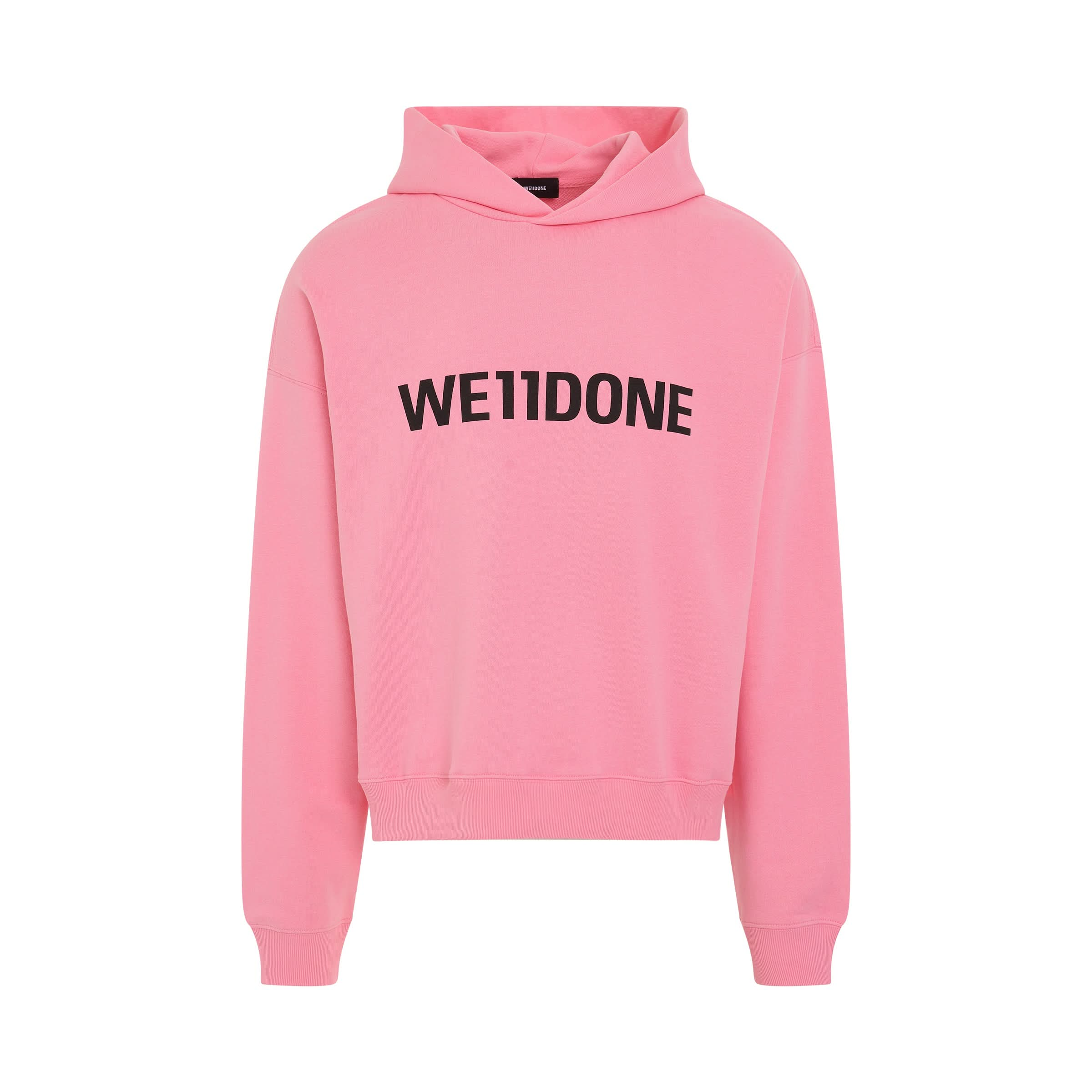 Basic Logo Hoodie in Pink