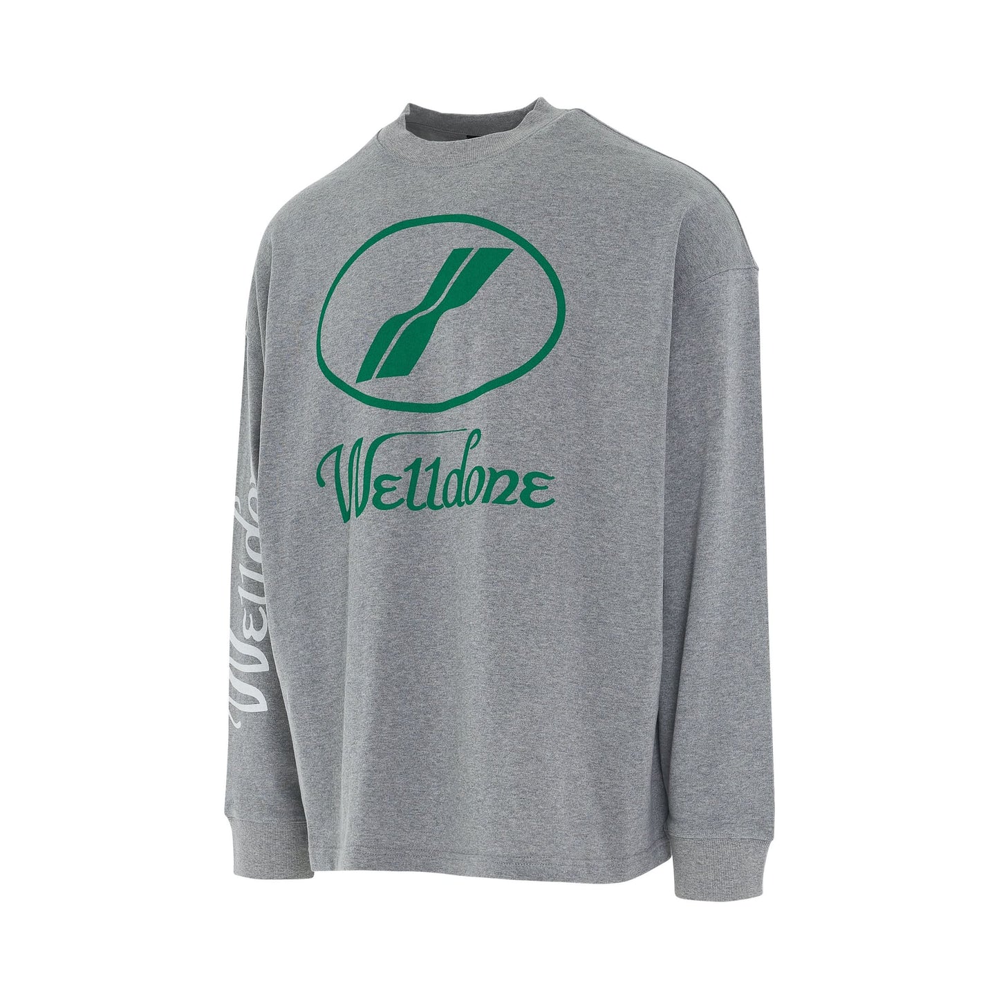 Logo Oversize Fit Sweatshirt in Grey