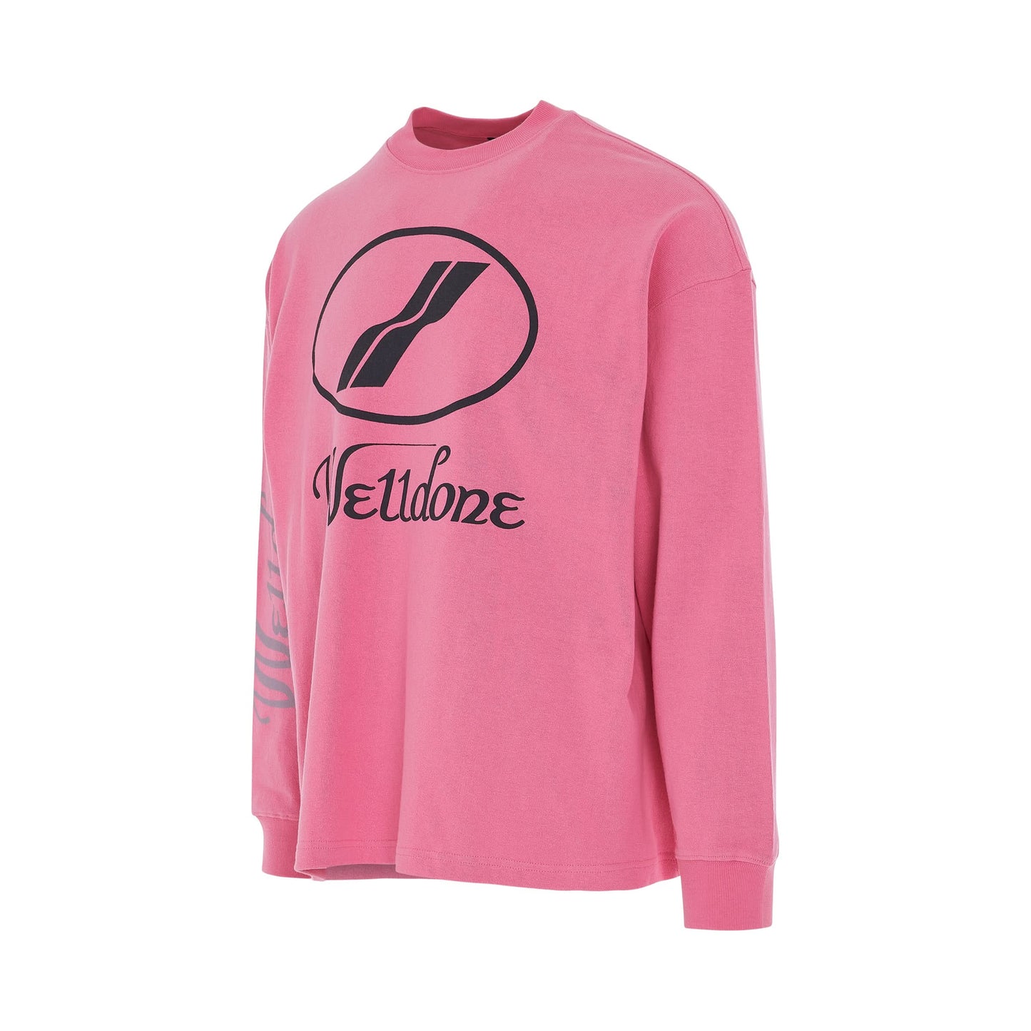 Logo Oversize Fit Sweatshirt in Pink