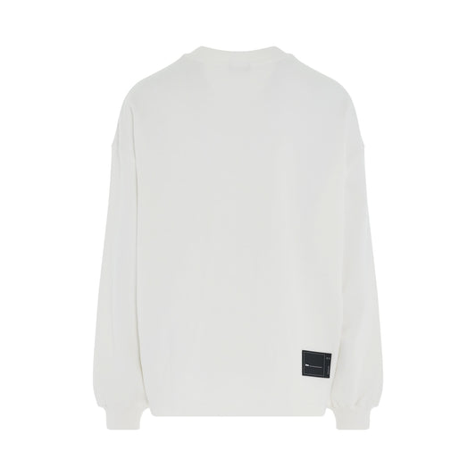 Front Logo Sweatshirt in White