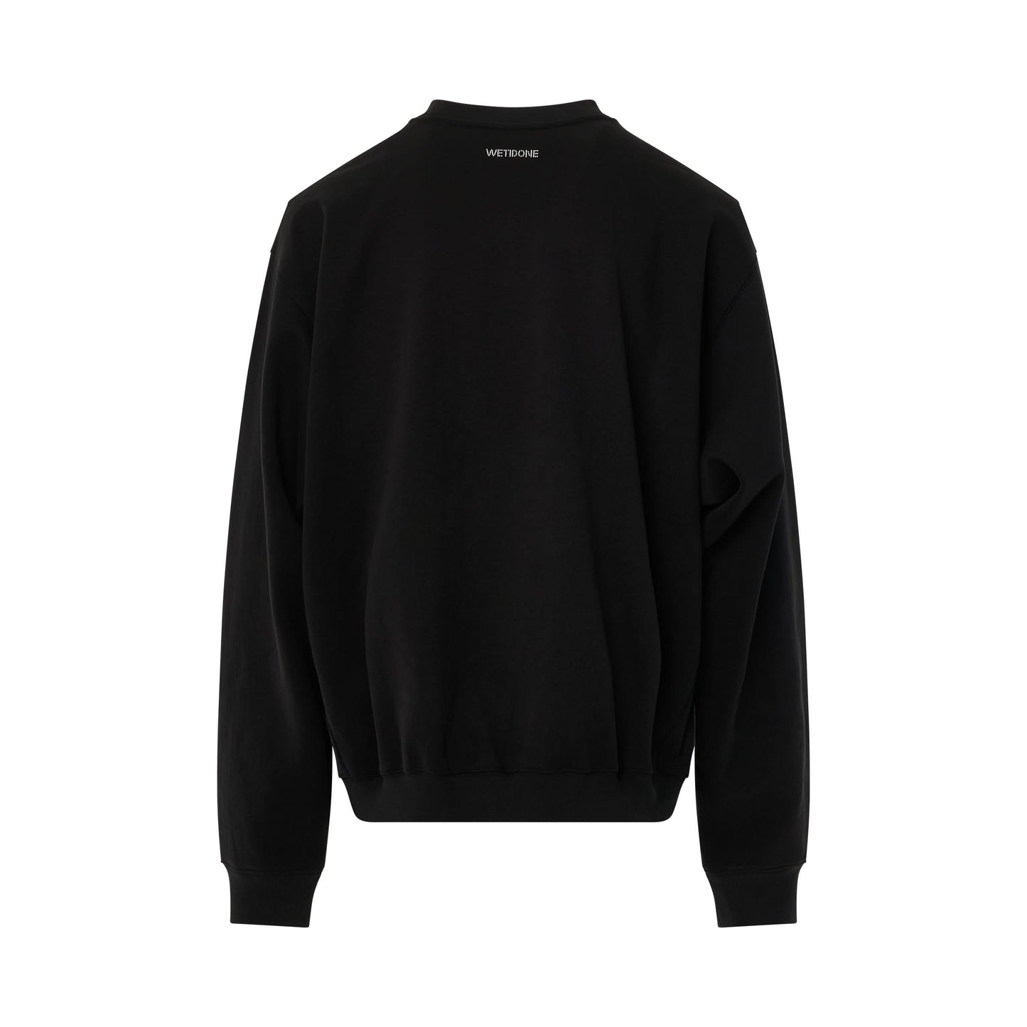 New Logo Embroidered Sweatshirt in Black