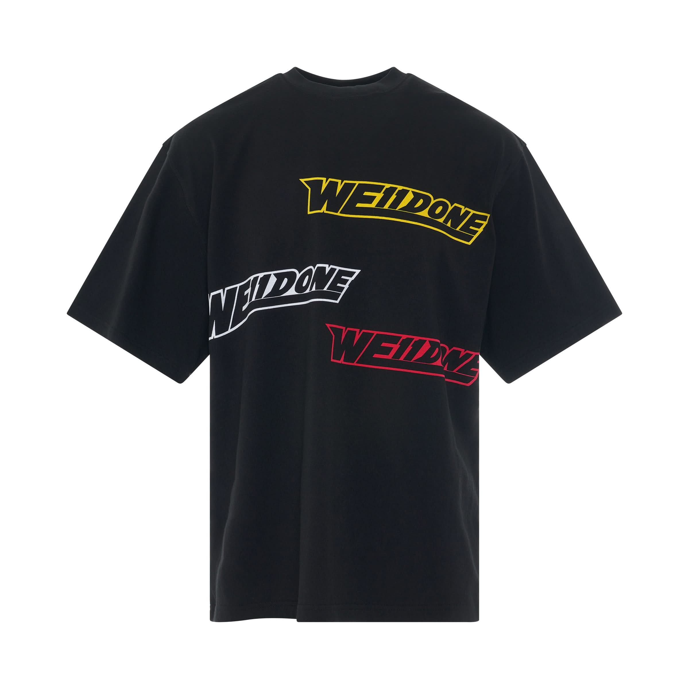 Side Logo T-Shirt in Black