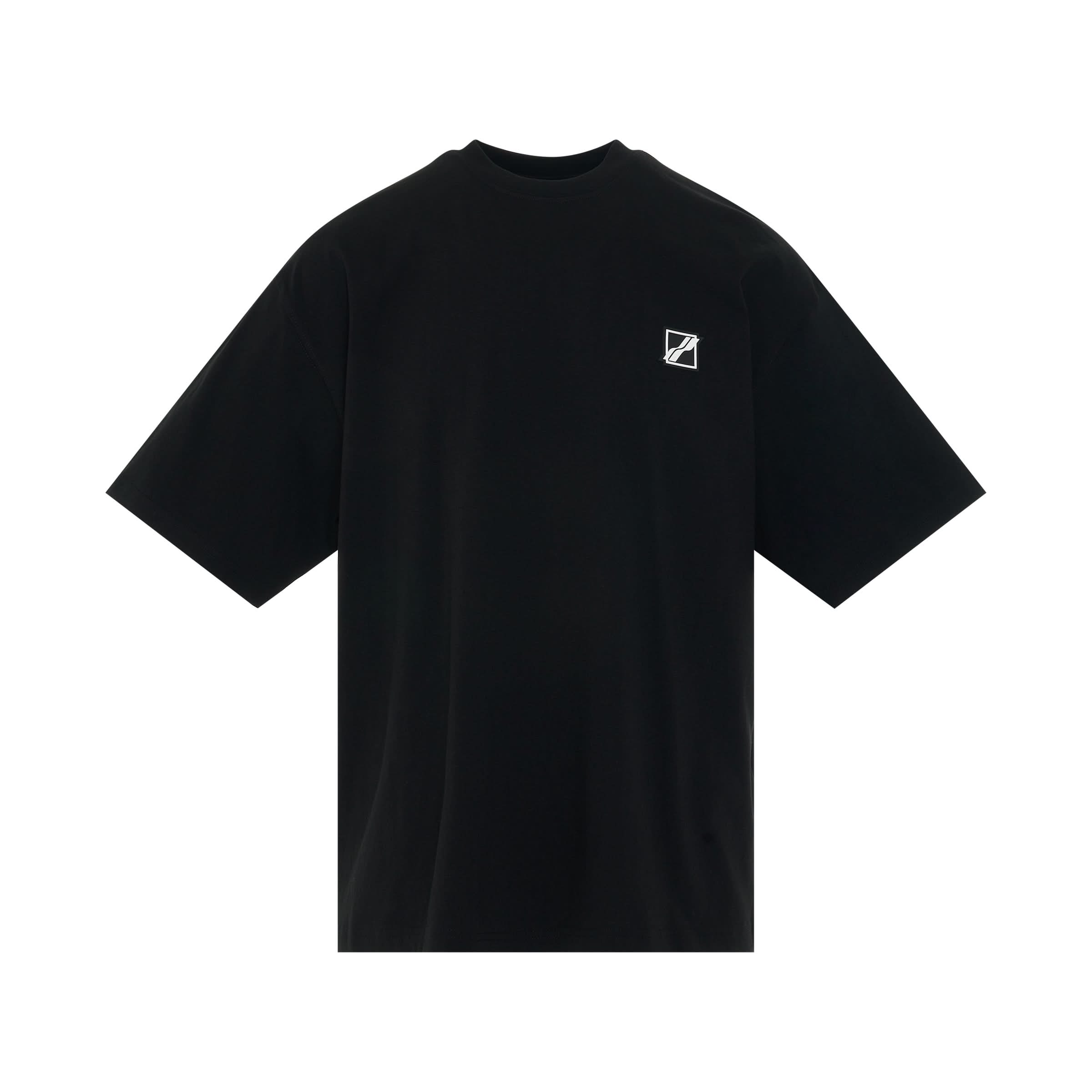 Logo Wappen T-Shirt in Black