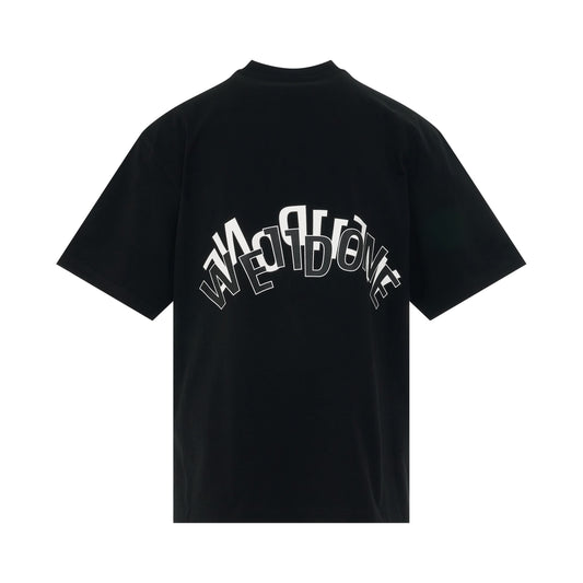 Layered Logo T-Shirt in Black