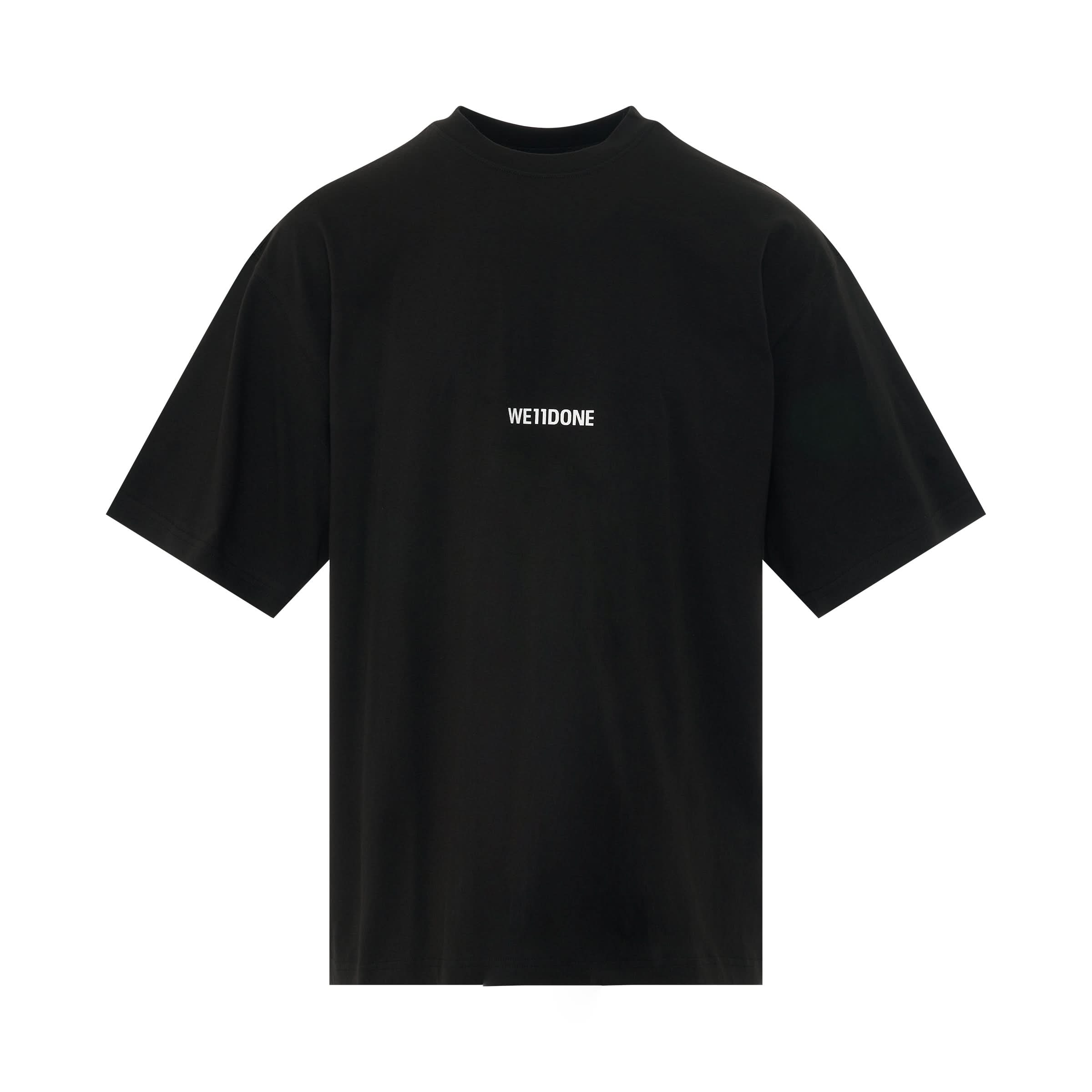 Basic Mini Logo Large T-Shirt in Black