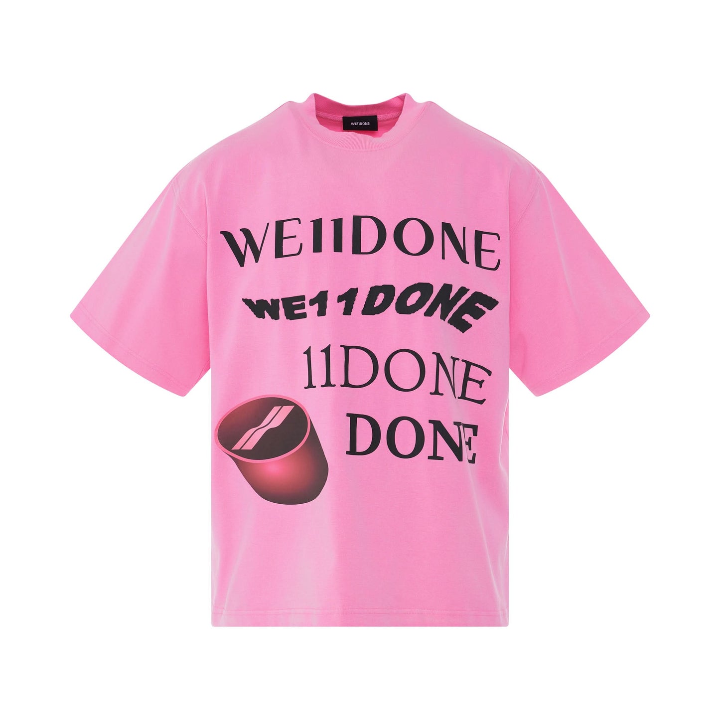 Classic Embroidered Logo T-Shirt in Pink